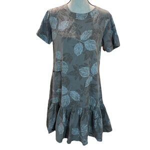 Bombay Paisley Shift Dress Womens Size Medium Color Short Sleeve Nature Boho